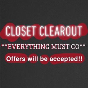 CLOSET CLEAROUT